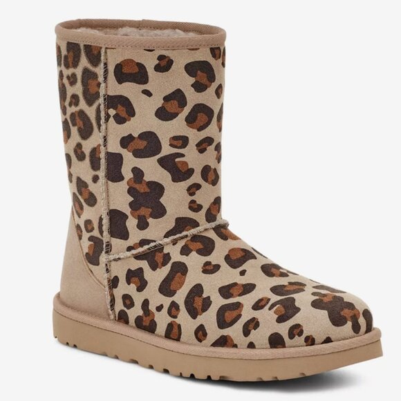 UGG Classic Short II Bootie Leopard NEW No Box - Picture 2 of 12